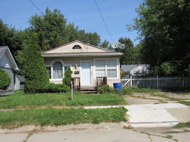 view of bungalow-style house