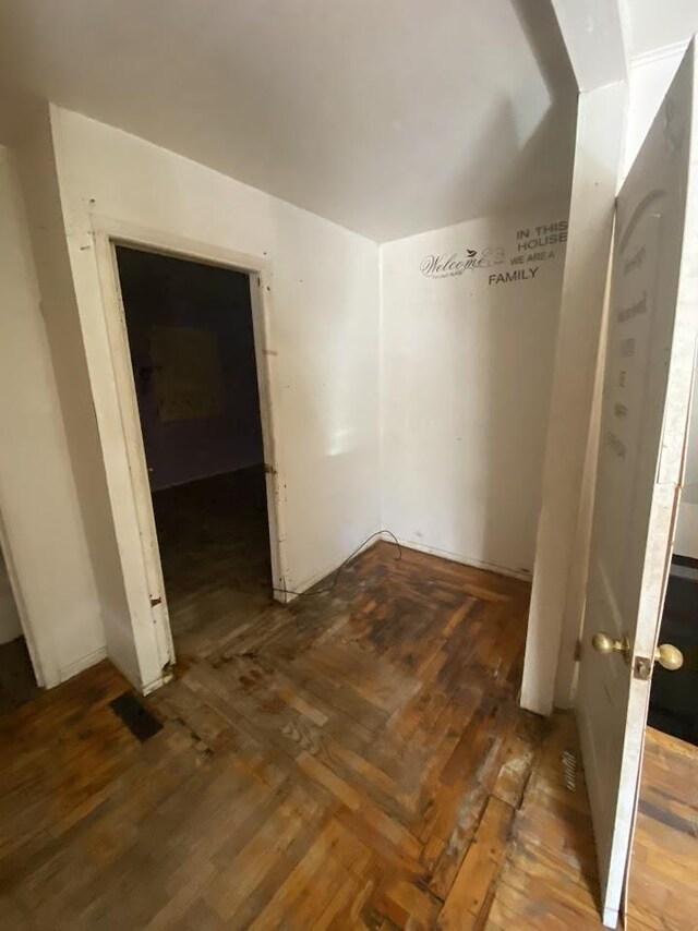 836 Victoria Ave, Flint, MI 48507 - spare room with wood finished floors