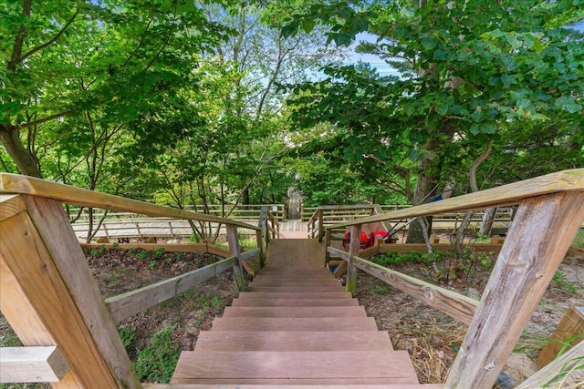 876 S Beach, Pentwater, MI 49449 - view of staircase