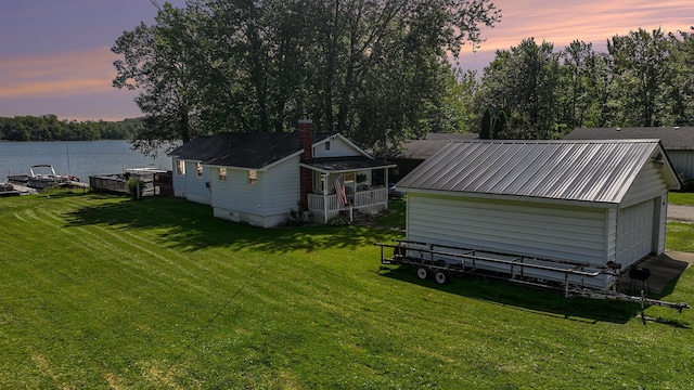 76 Sundago Park St, Hastings, MI 49058 - aerial view of property and surrounding area with a nearby body of water