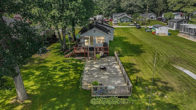 76 Sundago Park St, Hastings, MI 49058 - aerial view of residential area