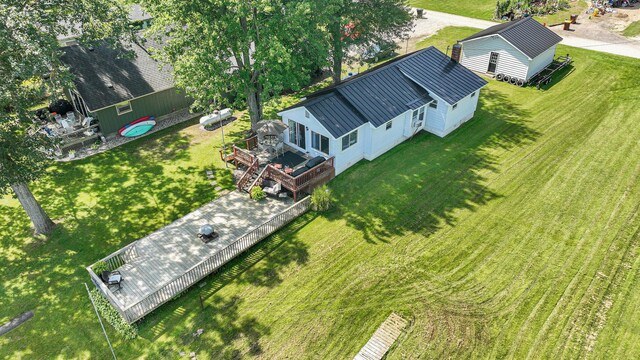 76 Sundago Park St, Hastings, MI 49058 - view from above of property