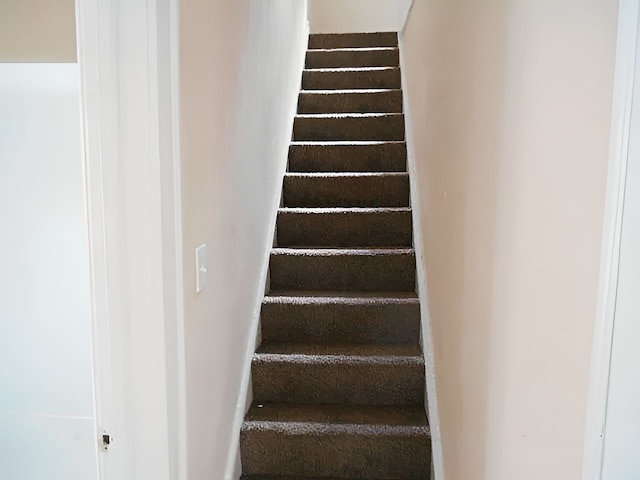 view of stairs