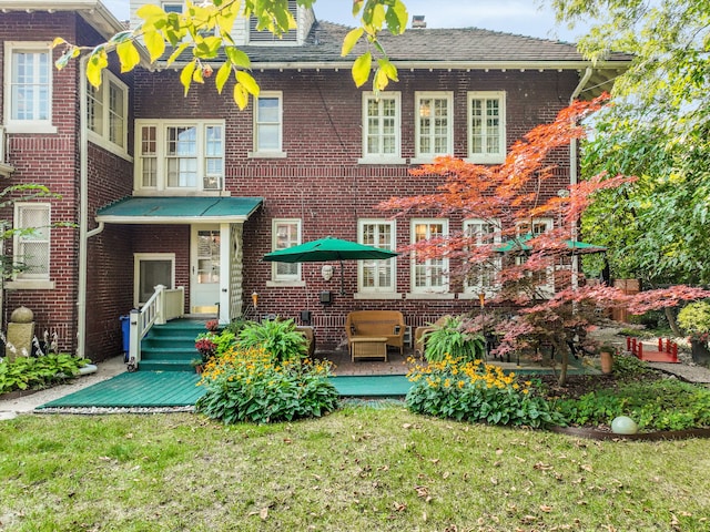 view of rear view of property