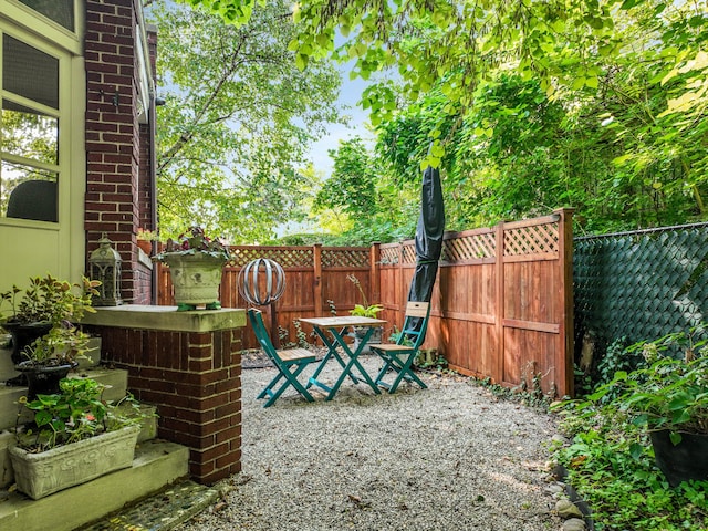 view of patio