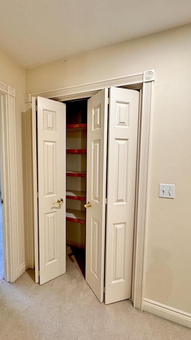 view of closet