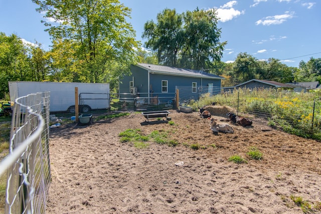 view of back of property