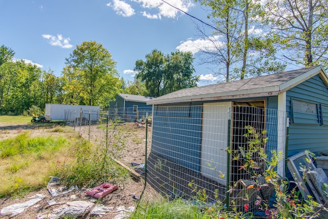 view of outbuilding