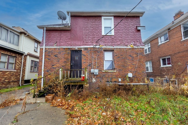 view of rear view of house