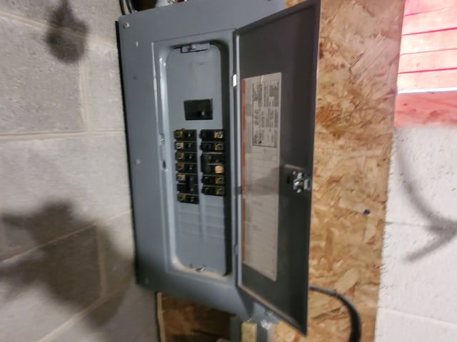 utilities featuring electric panel