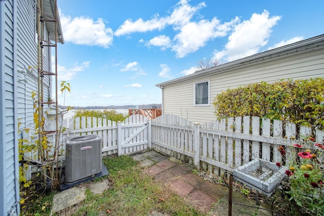 view of patio / terrace with cooling unit