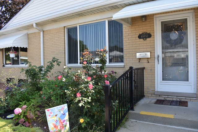 view of property entrance