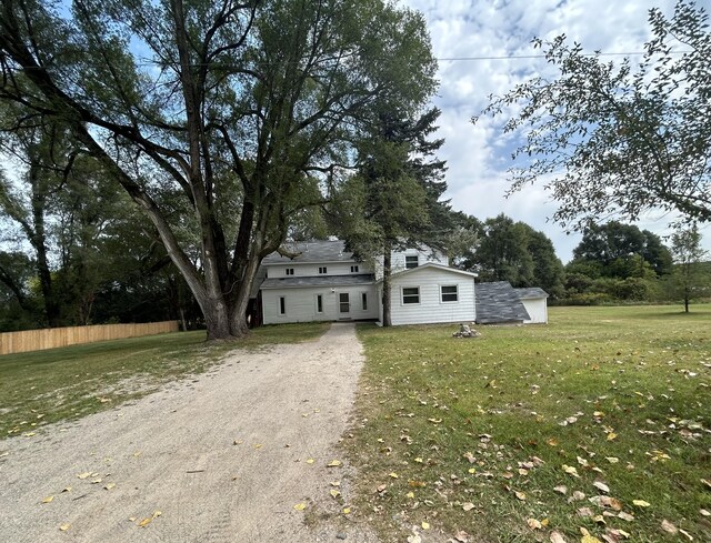 13664 Wabasis Ave NE, Cedar Springs, MI 49319 - view of front of home featuring driveway