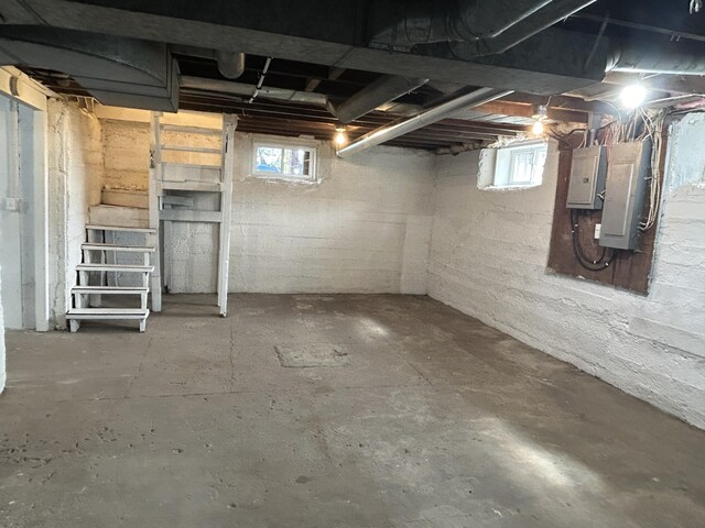 13664 Wabasis Ave NE, Cedar Springs, MI 49319 - below grade area with electric panel and healthy amount of natural light