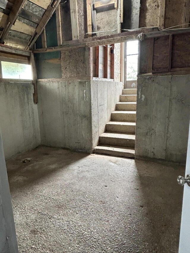 13664 Wabasis Ave NE, Cedar Springs, MI 49319 - below grade area featuring plenty of natural light and stairway
