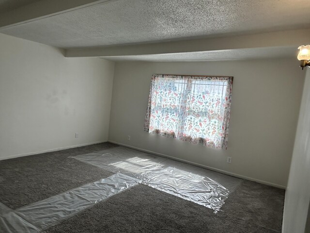 13664 Wabasis Ave NE, Cedar Springs, MI 49319 - carpeted empty room with a textured ceiling and baseboards