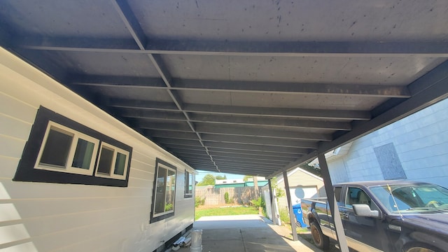 view of car parking