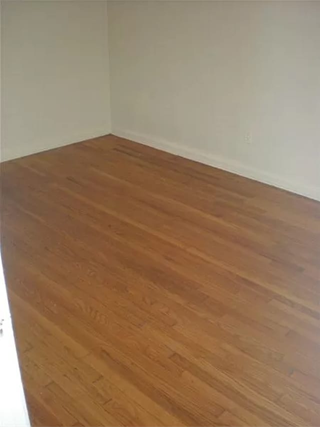 empty room featuring light wood-type flooring