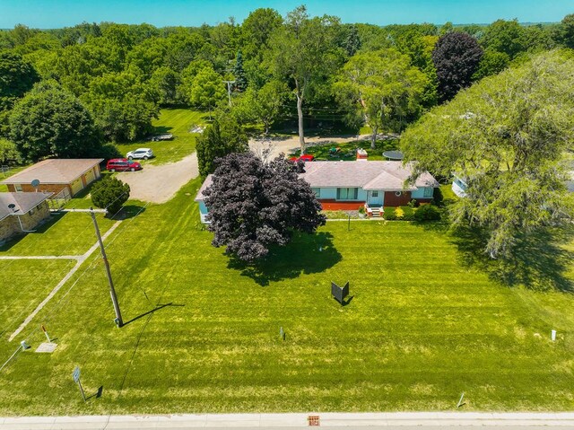 1023 Turrill Rd, Lapeer, MI 48446 - view from above of property