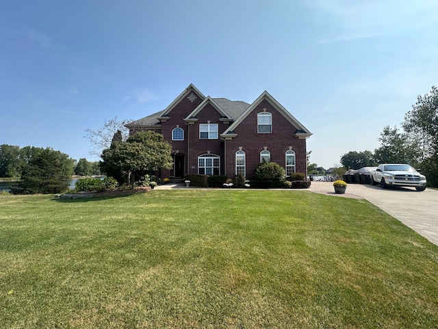 view of property with a front yard