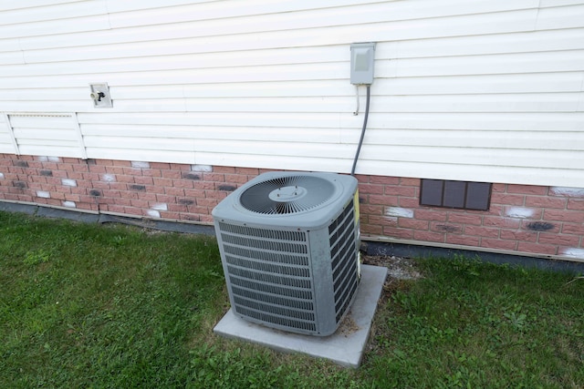 exterior details featuring central air condition unit