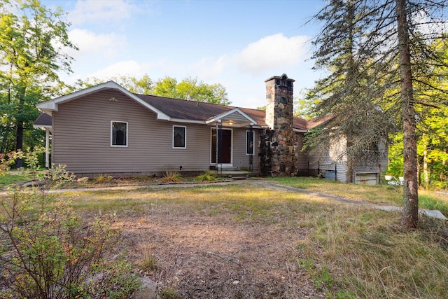 view of front of property