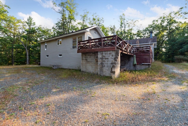 view of home's exterior