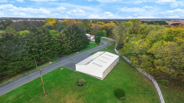 5563 Spring Creek Rd, Three Oaks, MI 49128 - bird's eye view of a forest