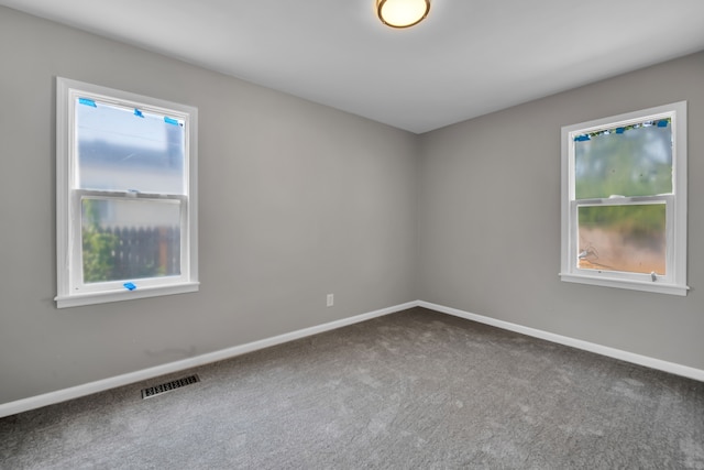 empty room featuring carpet