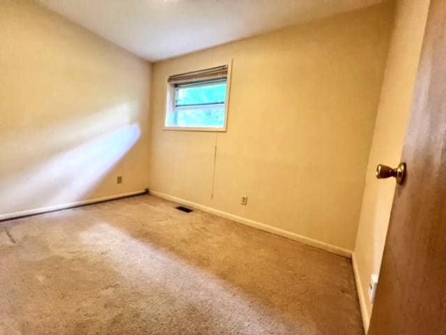 spare room with carpet floors