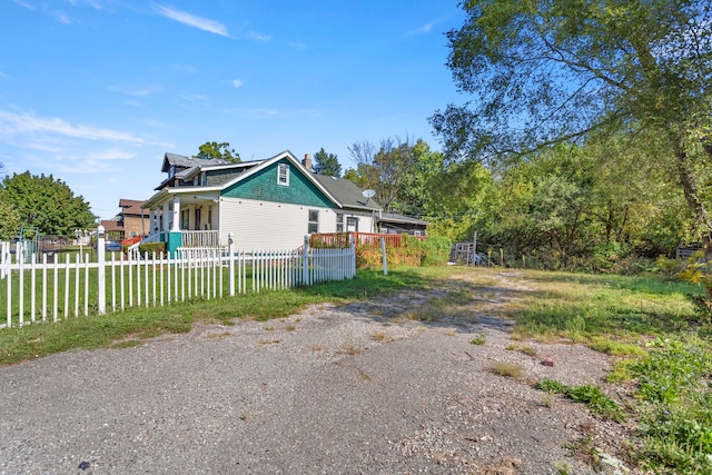 view of property exterior