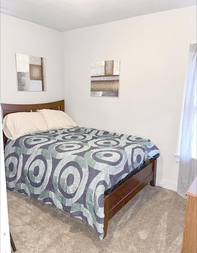 bedroom featuring carpet floors