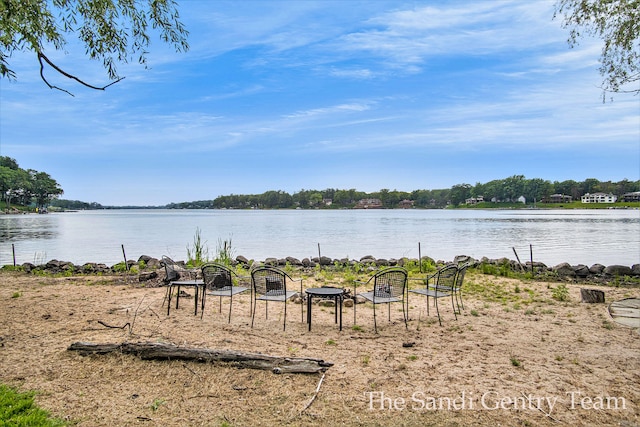 property view of water