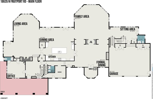 18635 N Fruitport Rd, Spring Lake, MI 49456 - property floor plan