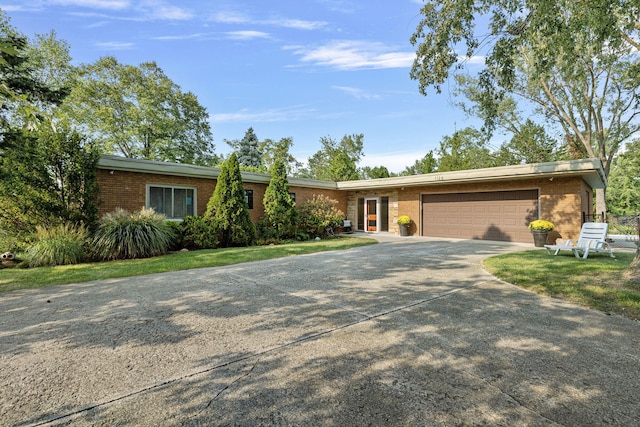 ranch-style house with a garage