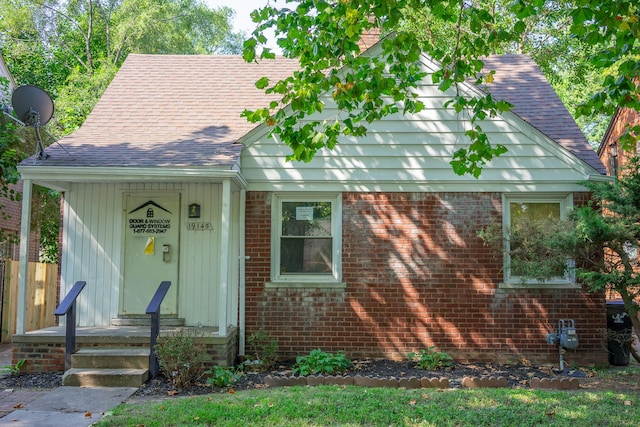 view of front of property