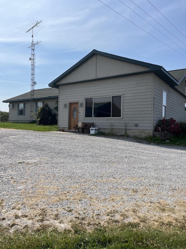 view of front of home