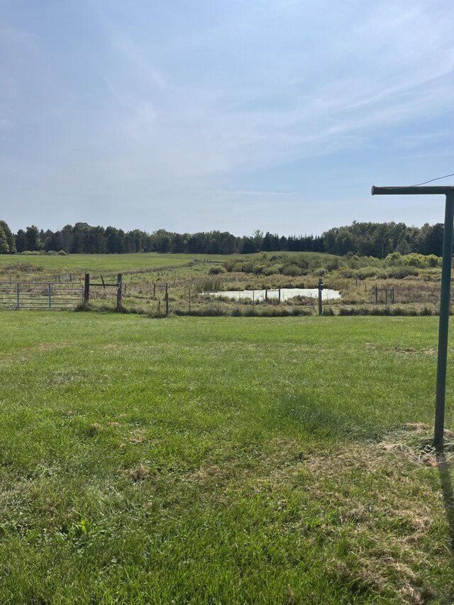 8181 15 Mile Rd, Evart, MI 49631 - view of yard with a view of countryside