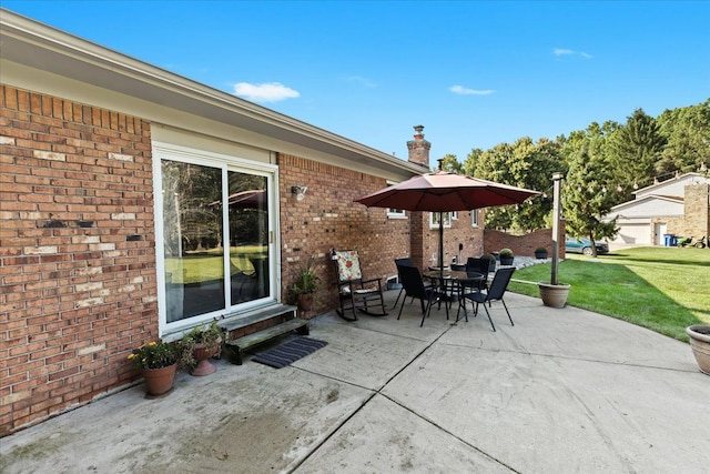 view of patio