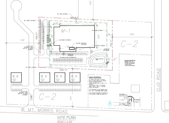 3024 W Mount Morris Rd, Mount Morris MI, 48458 land for sale