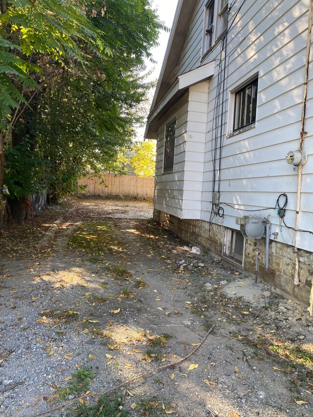 view of home's exterior