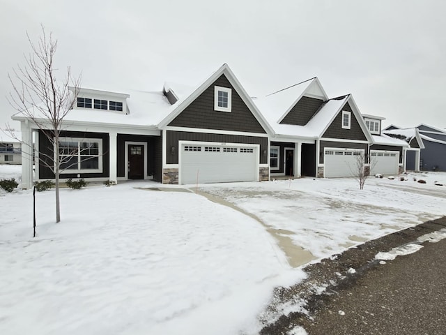 view of craftsman inspired home