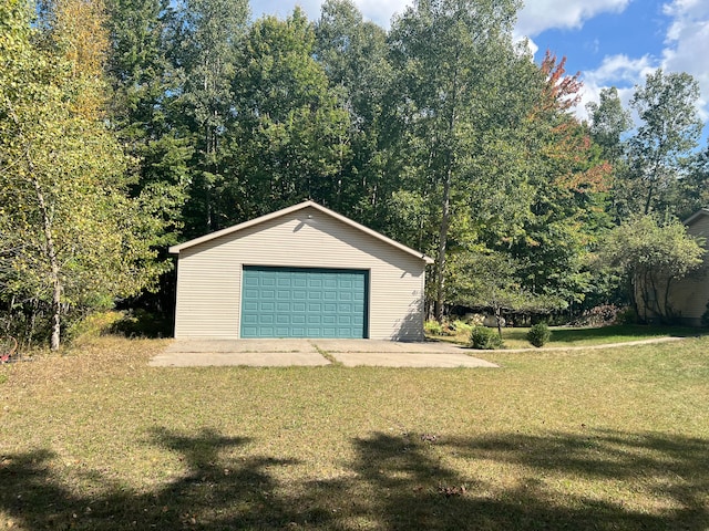 9996 N Chippewa Rd, Coleman, MI 48618 - view of detached garage