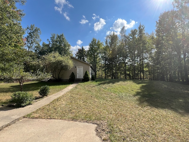 9996 N Chippewa Rd, Coleman, MI 48618 - view of green lawn featuring entry steps