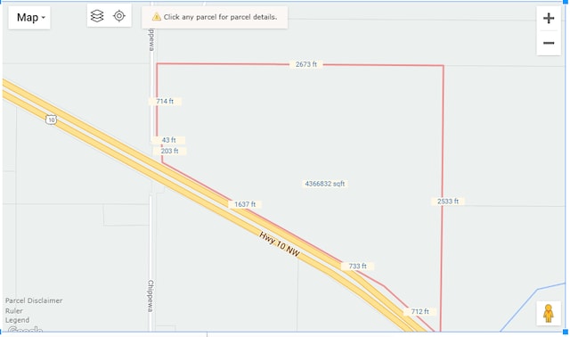 9996 N Chippewa Rd, Coleman, MI 48618 - map / location