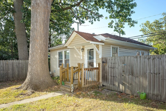 view of front of home