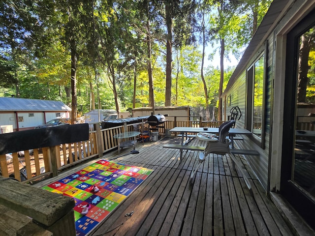 view of deck