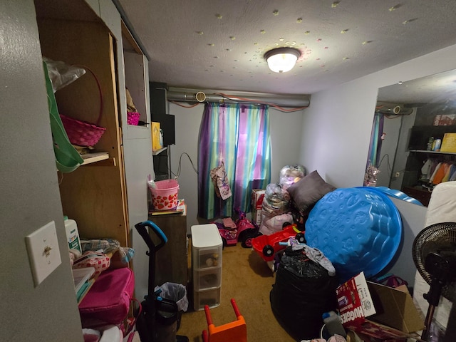 bedroom featuring carpet flooring