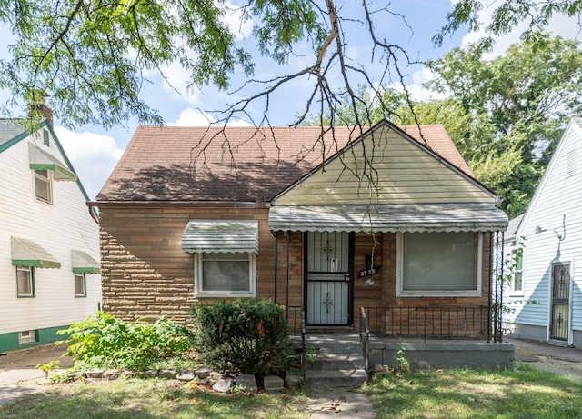 view of front of home