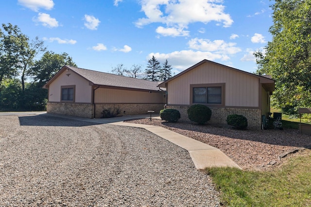 view of ranch-style house